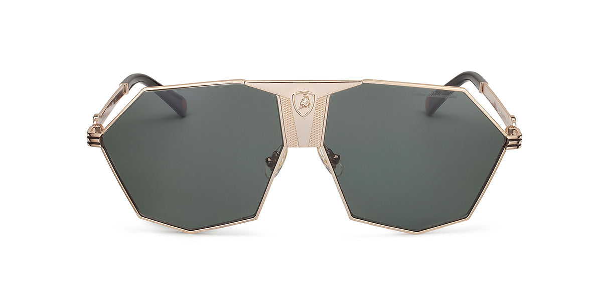 Tonino Lamborghini ™ Heritage Bull Sunglasses -  Hexagonal Shape - Zeiss lenses - TL517-02