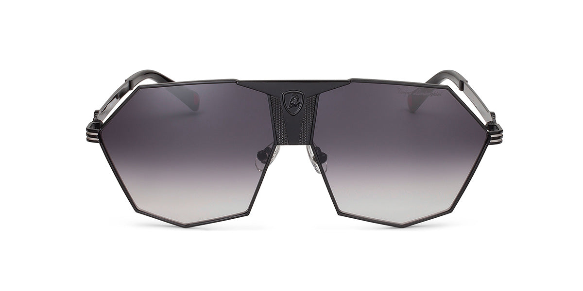 Tonino Lamborghini ™ Heritage Bull Sunglasses -  Hexagonal Shape - Zeiss lenses - TL517-03