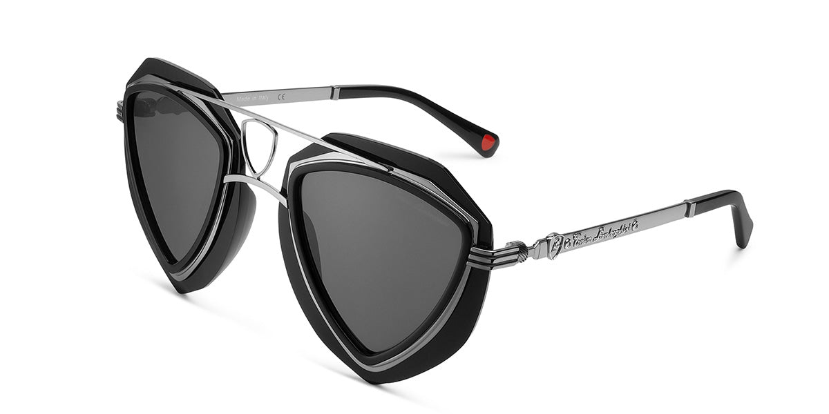 Tonino Lamborghini ™ Heritage Shield Sunglasses - Shield-Shaped - Zeiss lenses - TL518-04