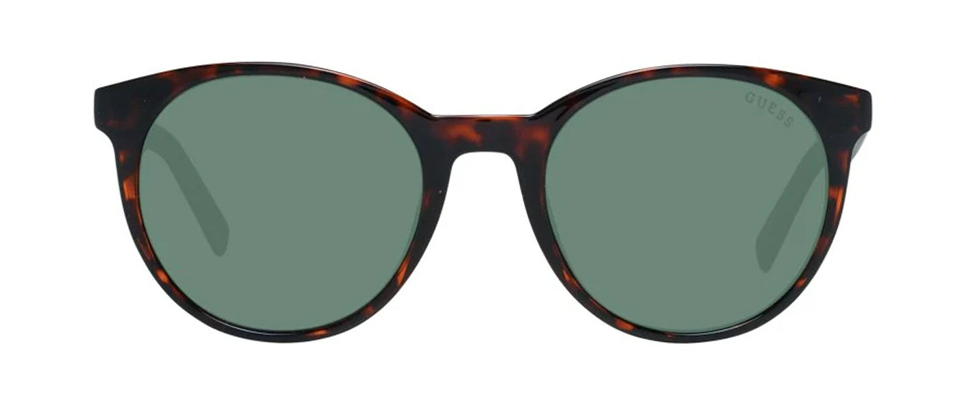 Guess™ GU00023 52N - Dark Havana Green - Oval - Unisex