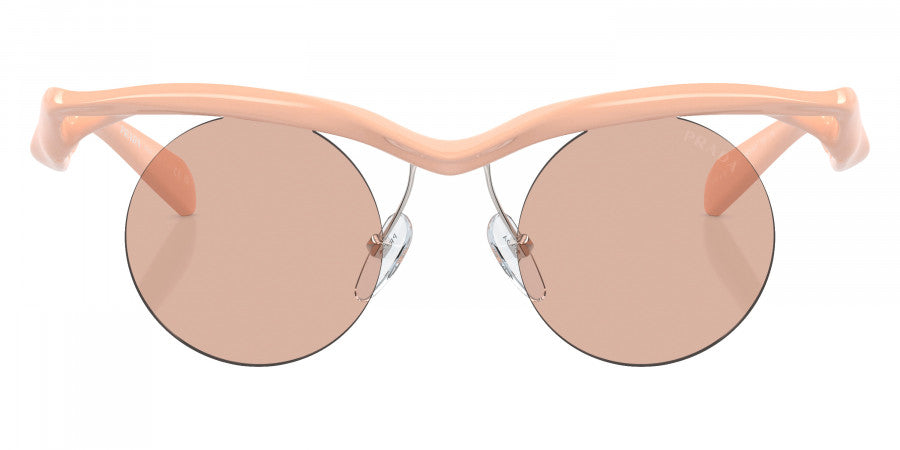 Prada PR A18S 18Q4I2 43 - Peach - Semi Rimless - Unisex