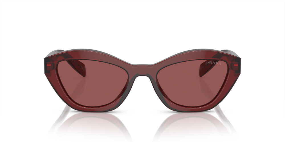 Prada™ PR A02S 18O80B 52 - Red Transparent/Red - Butterfly