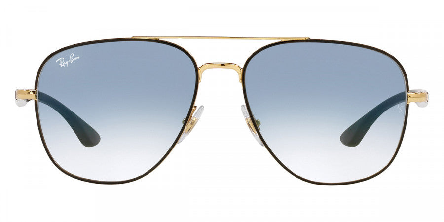 Ray-Ban™ RB3683 90003F 59 - Black on Gold - Unisex