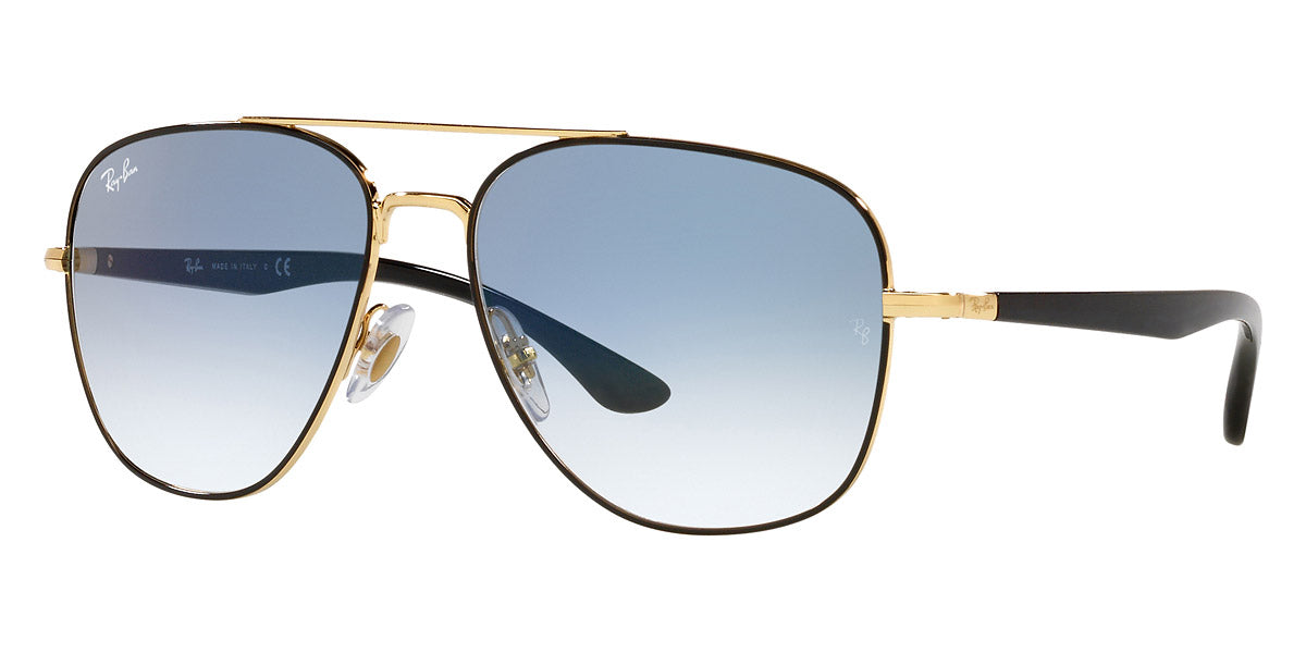 Ray-Ban™ RB3683 90003F 59 - Black on Gold - Unisex