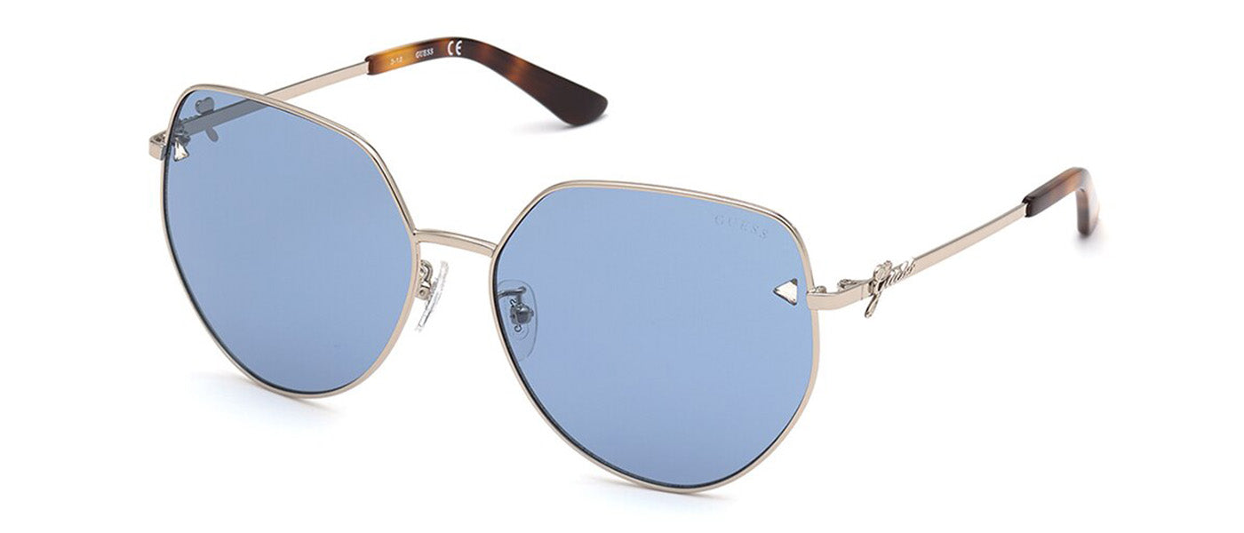 Guess™ GU7756-D 10V - Hexagonal - Blue Polycarbonate Lens